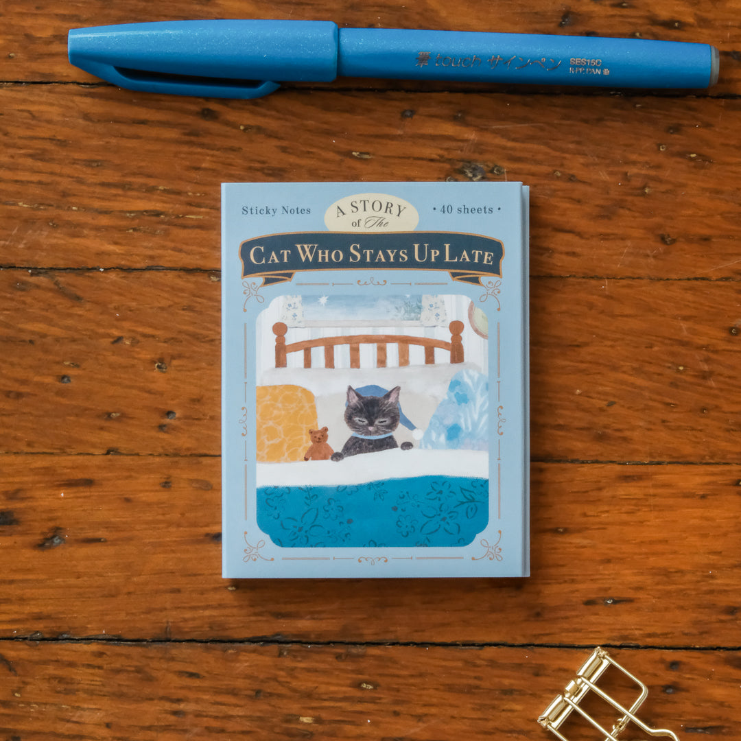RESSA PANDA BOOKS - Storybook Sticky Notes - Black Cat