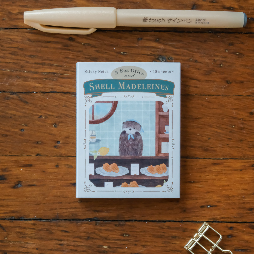 RESSA PANDA BOOKS - Storybook Sticky Notes - Otter with Madeleine