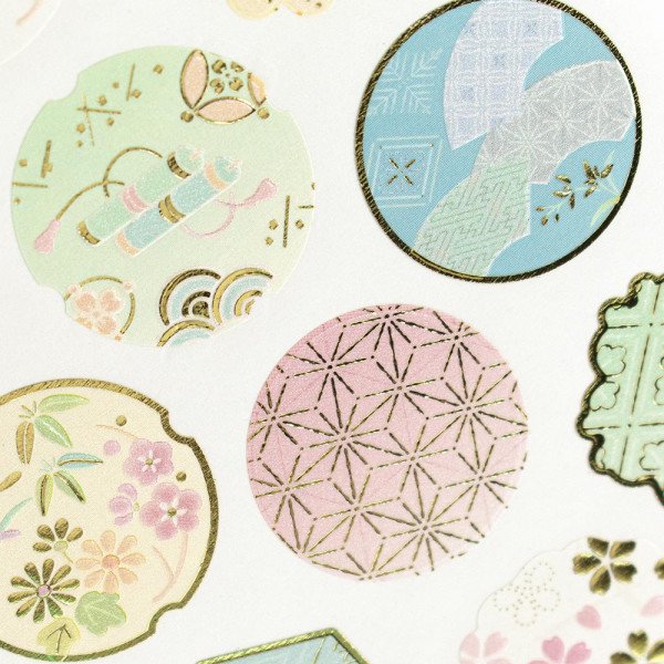 NB Co. Stickers - Japanese Pattern Traditional Design
