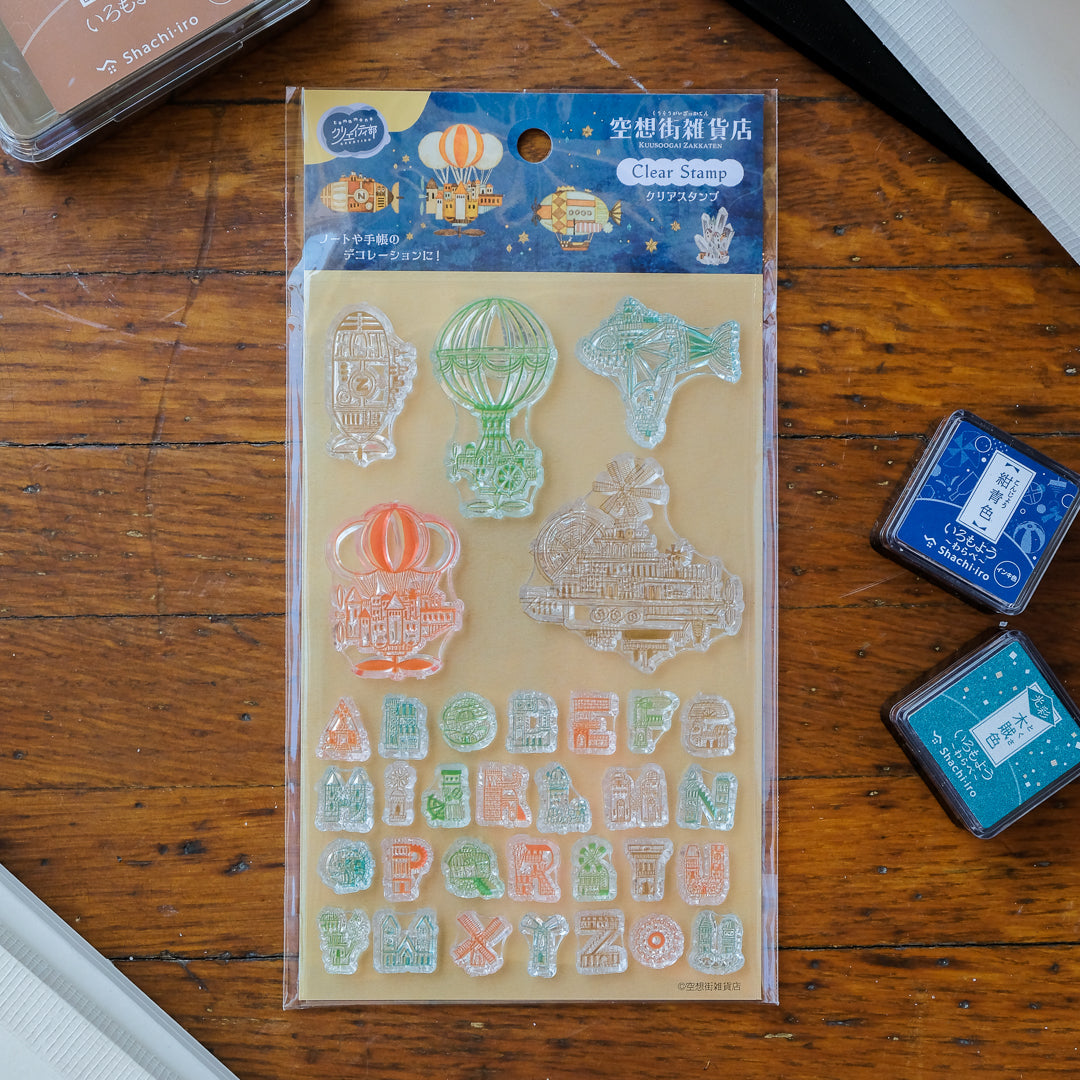NIPPAN Clear Silicone Stamp Set - Daydream Town General Store