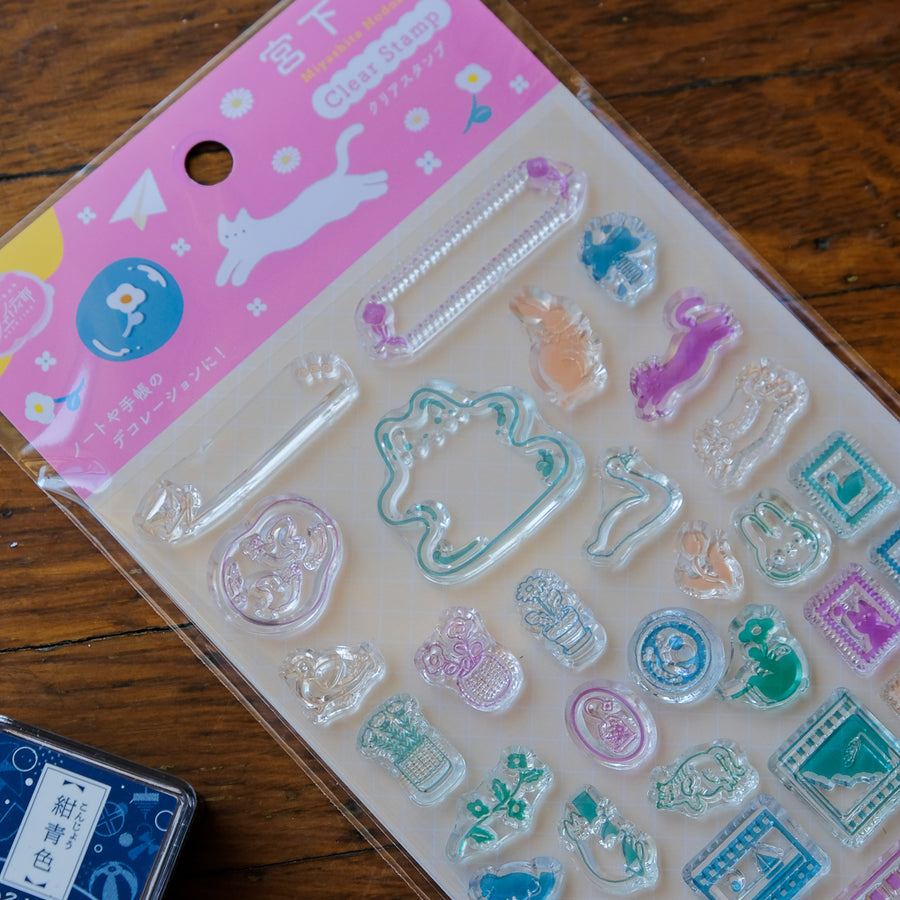 NIPPAN Clear Silicone Stamp Set - Nodoka Miyashita