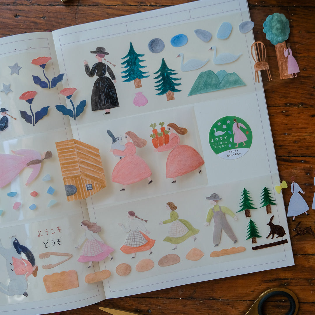 NIPPAN Decoration Roll Sticker Clear - Necktie