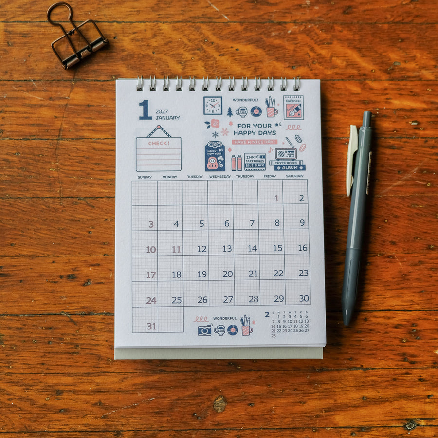2027 Eric Small Things - Small Desk Calendar