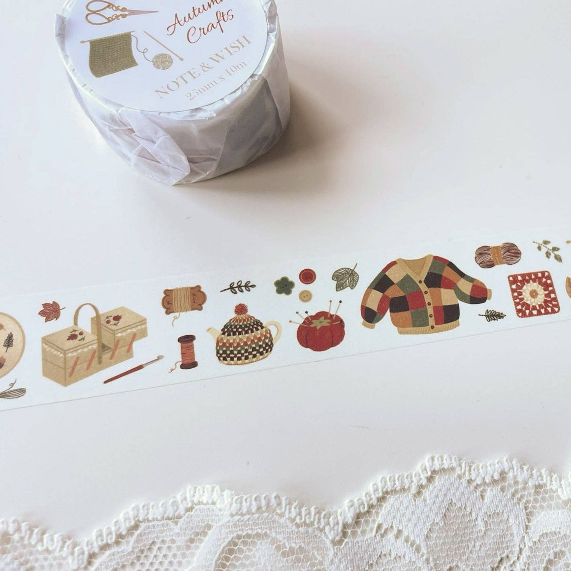 Note & Wish - Autumn Crafts Washi Tape, Note & Wish Washi