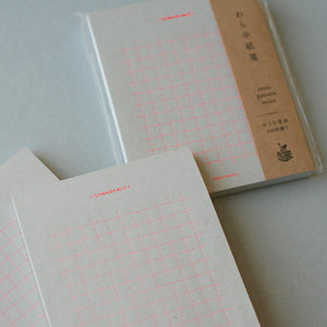 Kohunkan Kappansho Letterpress Straw Paper Notes - Neon Orange 1