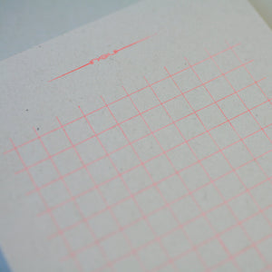 Kohunkan Kappansho Letterpress Straw Paper Notes - Neon Orange 2
