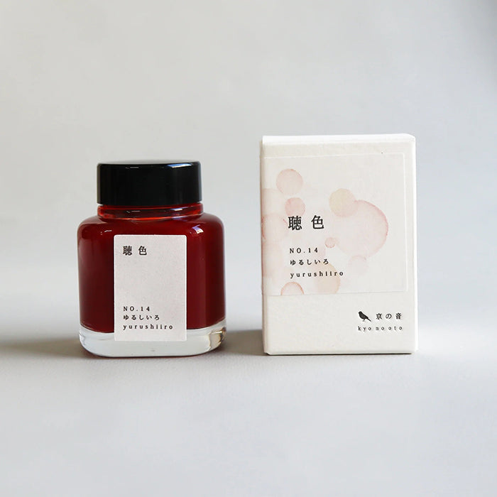 Kyo No Oto Ink - Sound of Kyoto Yurushiiro 40 ml - DO NOT USE IN FOUNTAIN PEN