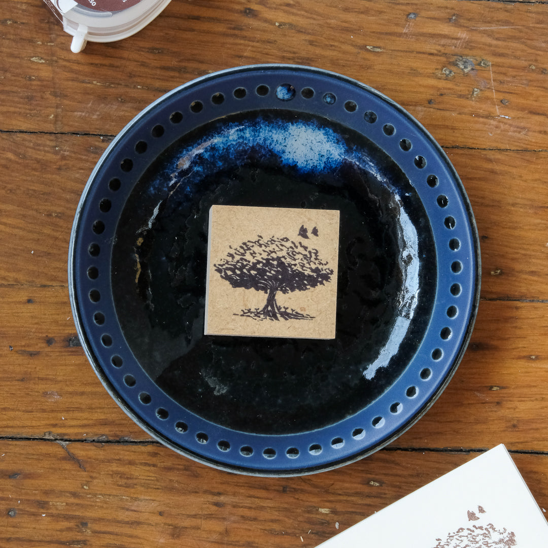 OEDA Letterpress Rubber Stamp - Tree of Hope