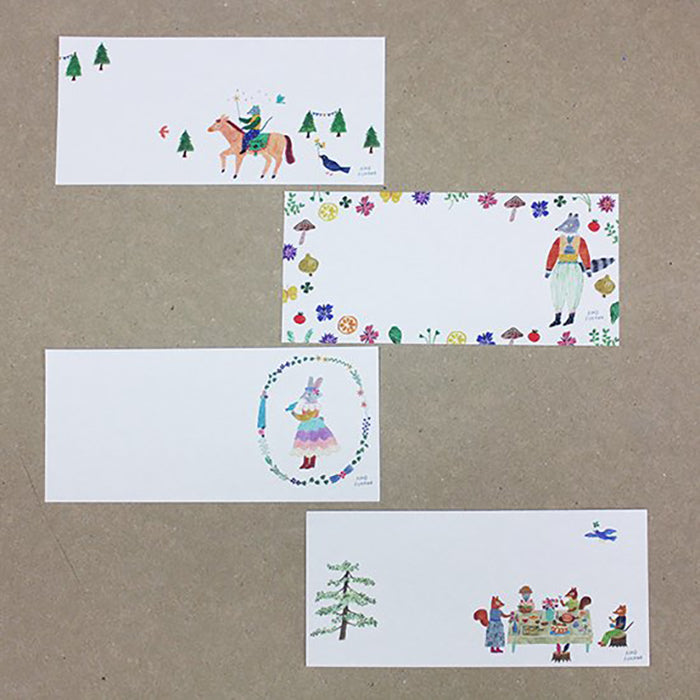 Cozyca One-Stroke Letter Pad - Aiko Fukawa - 23-893 Green Garden
