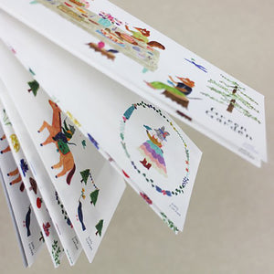 Cozyca One-Stroke Letter Pad - Aiko Fukawa - 23-893 Green Garden