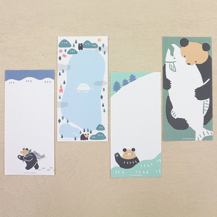 Cozyca One-Stroke Letter Pad - Masao Takahata - 20-387 Bear