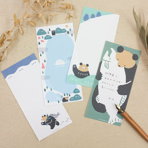 Cozyca One-Stroke Letter Pad - Masao Takahata - 20-387 Bear