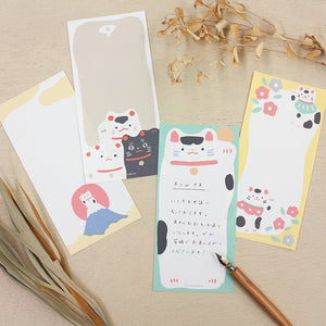 Cozyca One-Stroke Letter Pad - Masao Takahata - 20-388 Maneki Neko