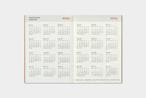 PRE-ORDER: 2024 Traveler's Notebook Refill - Passport Size - Monthly