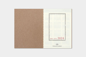 PRE-ORDER: 2024 Traveler's Notebook Refill - Passport Size - Weekly