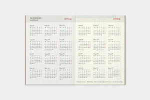 PRE-ORDER: 2024 Traveler's Notebook Refill - Passport Size - Weekly