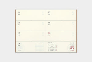 PRE-ORDER: 2024 Traveler's Notebook Refill - Passport Size - Weekly