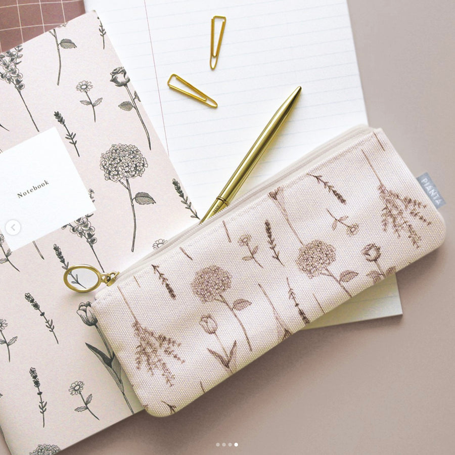 Pianta Printed Pen Case Slim - Blossom