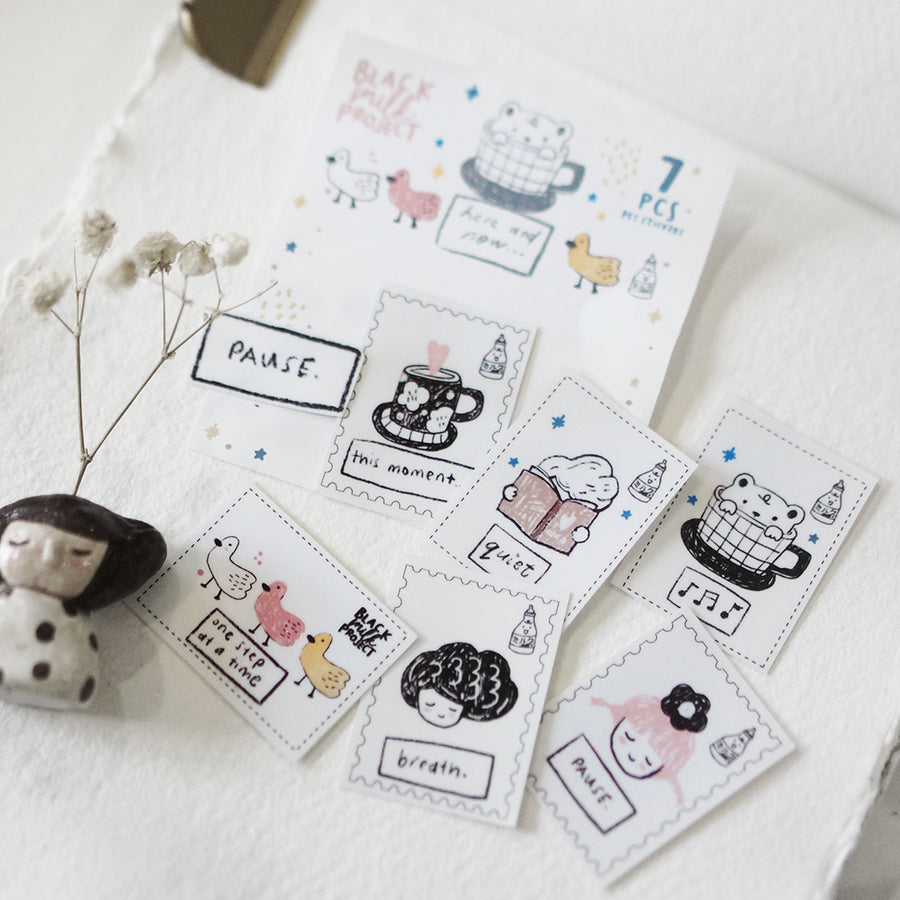 PRE ORDER: Black Milk Project PET 7pc Sticker Pack
