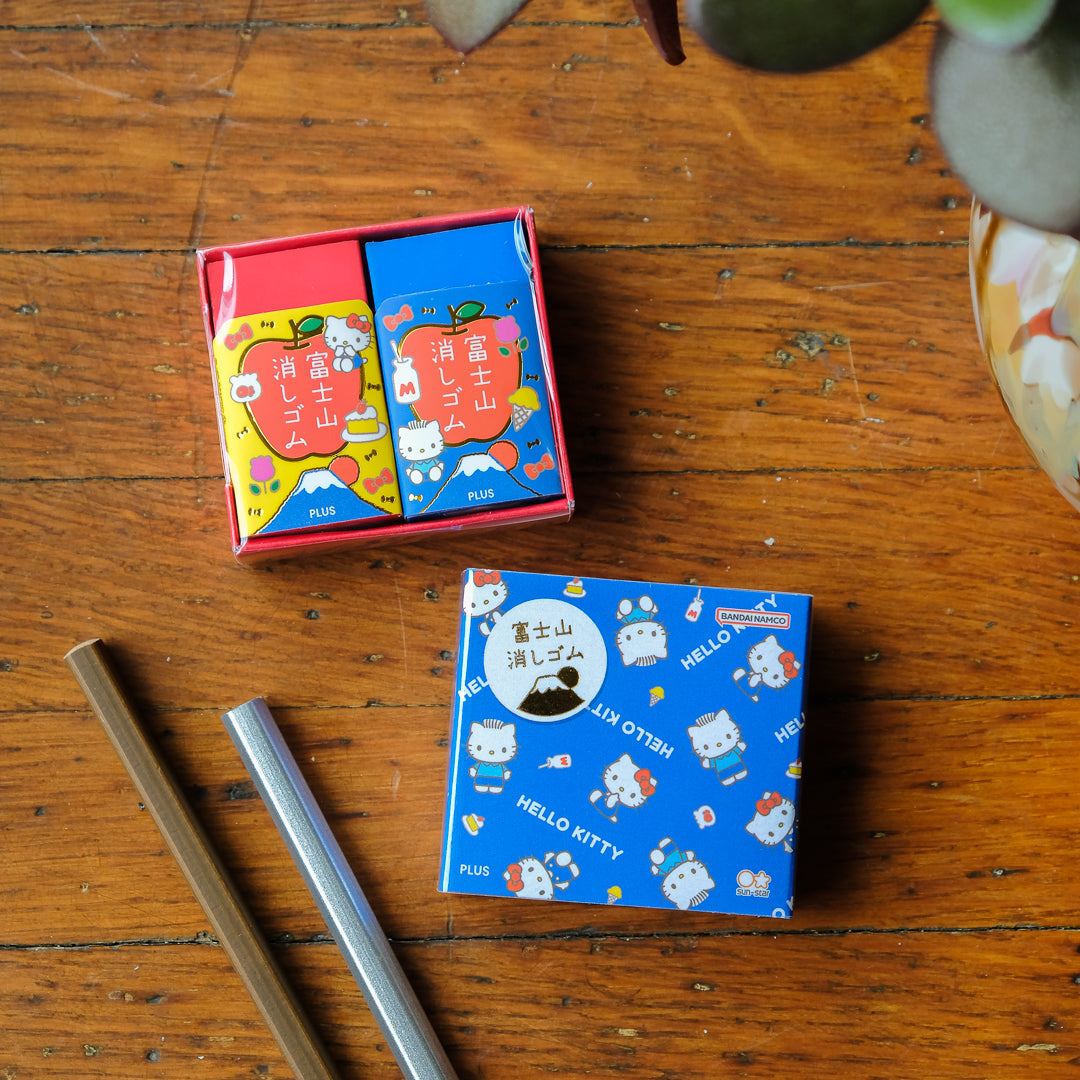 PLUS Air-In Ltd. Edition Mt. Fuji Eraser - Sanrio Hello Kitty & Daniel