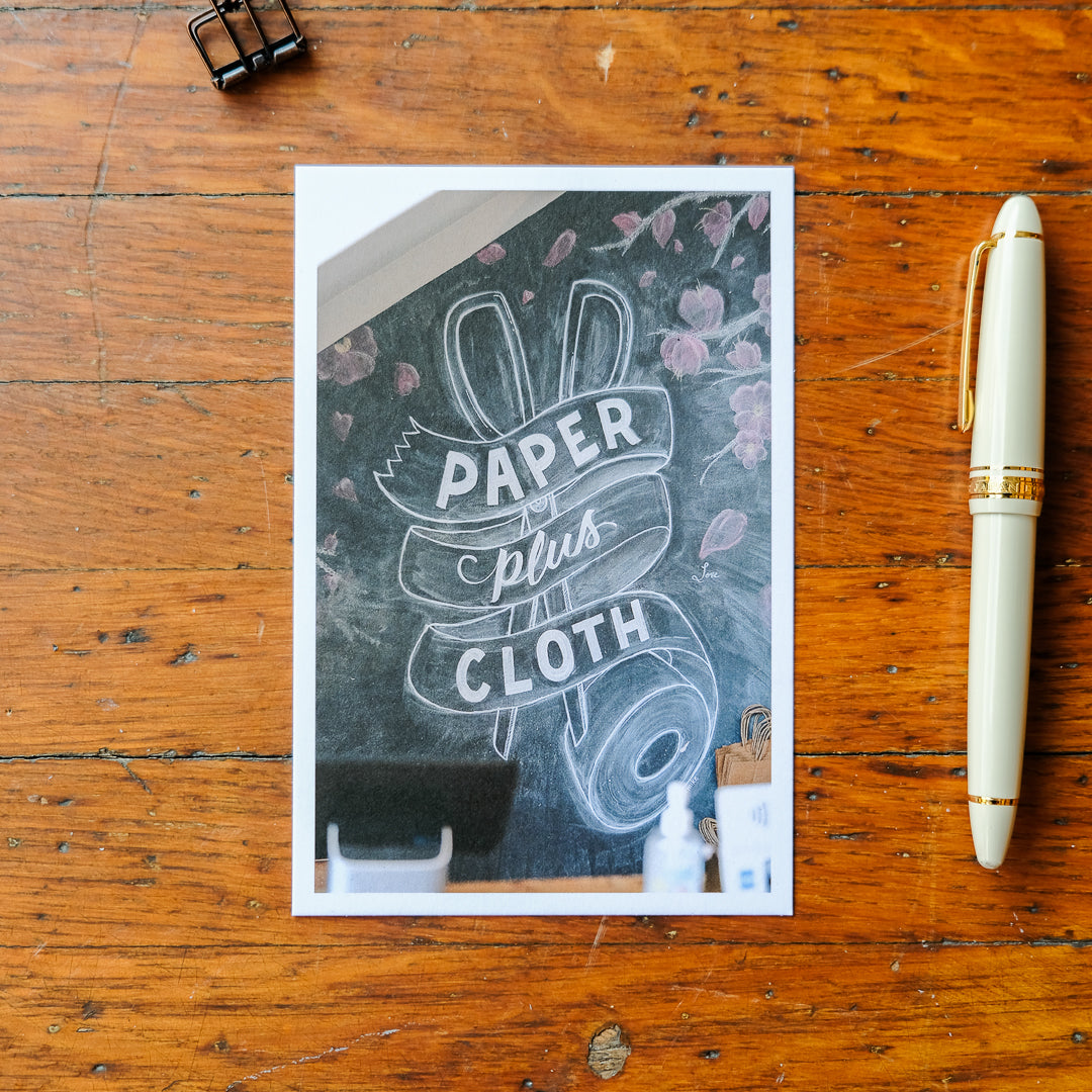 Paper Plus Cloth x TPT Postcard - Chalkboard