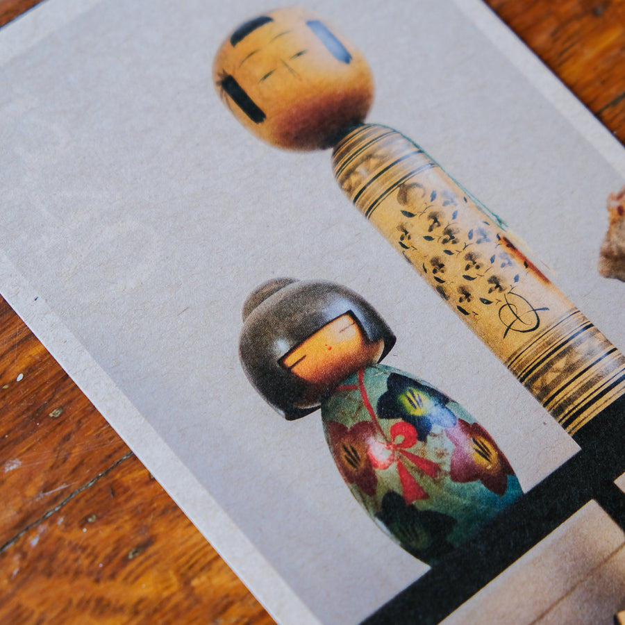 Paper Plus Cloth x TPT Postcard - Kokeshi Dolls