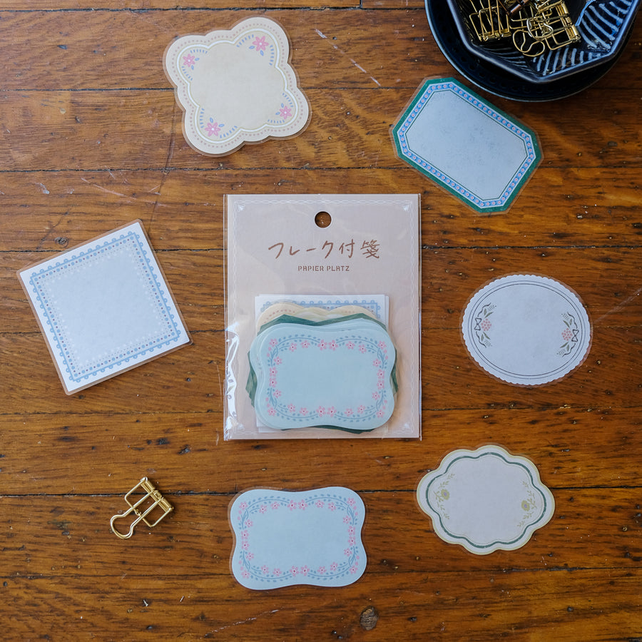 Papier Platz Flake Sticky Notes 60-010 - Nostalgia Frame