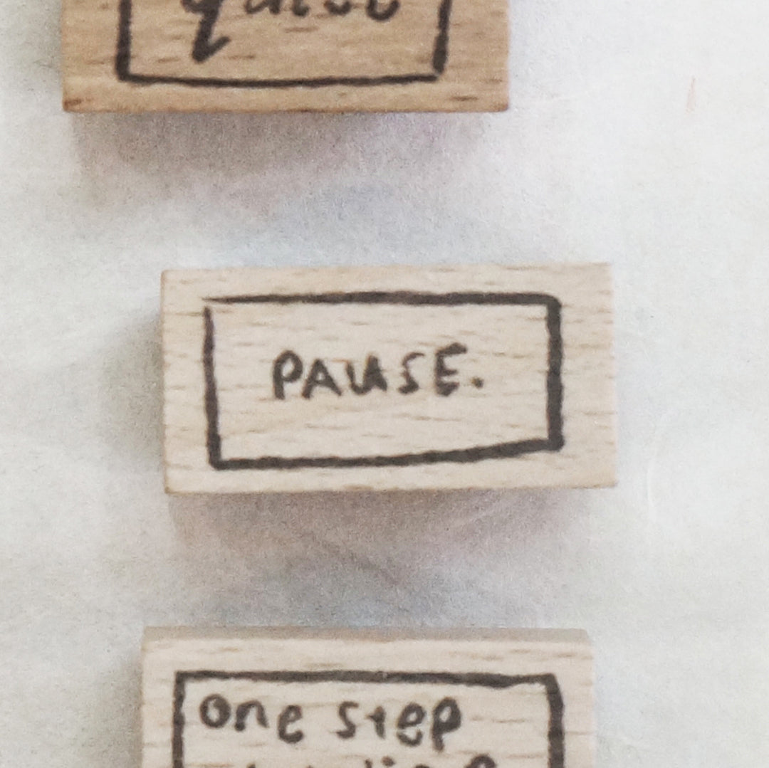 PRE ORDER: Black Milk Project FRAME Rubber Stamp - Pause BMP307