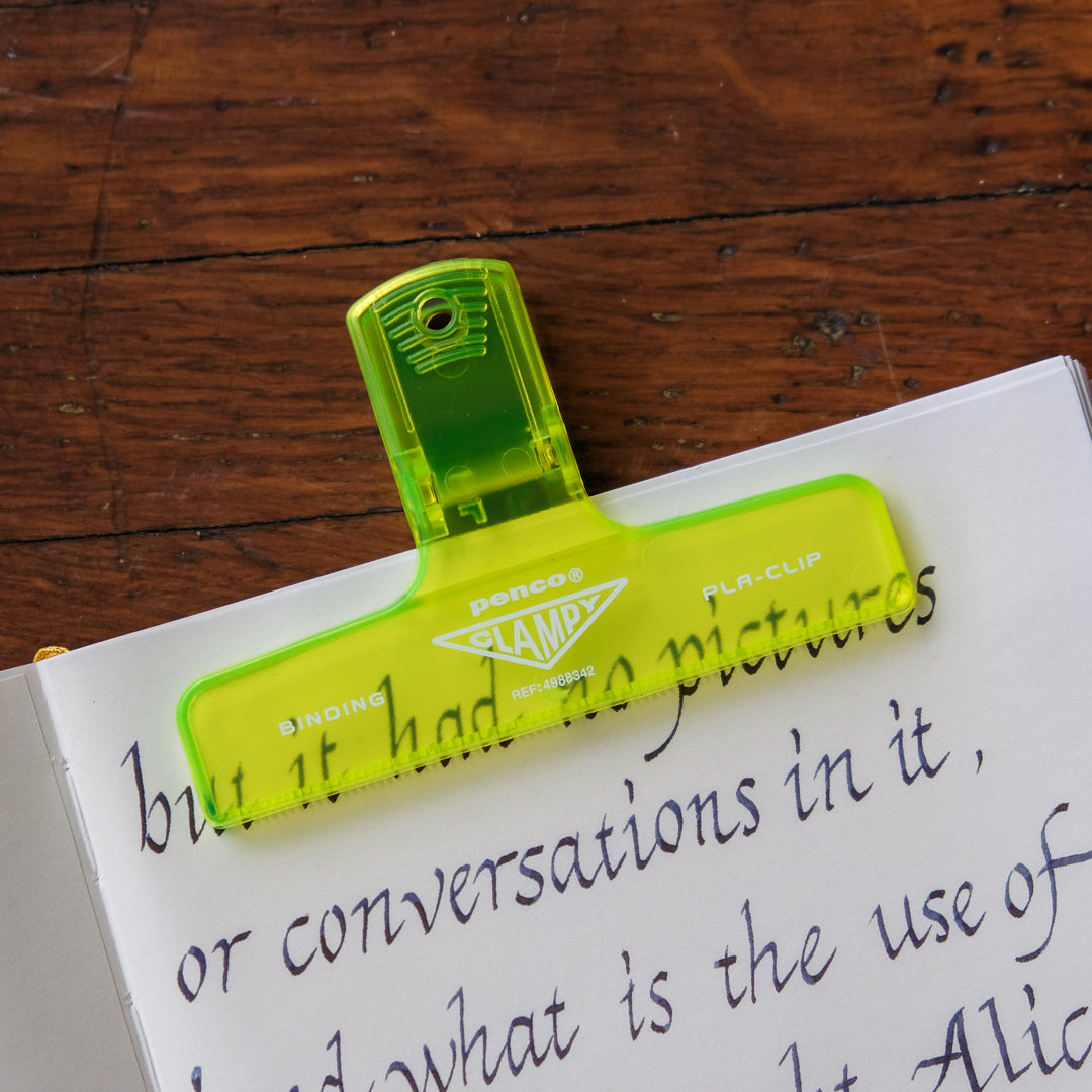 Penco Clampy Clip - Clear Yellow
