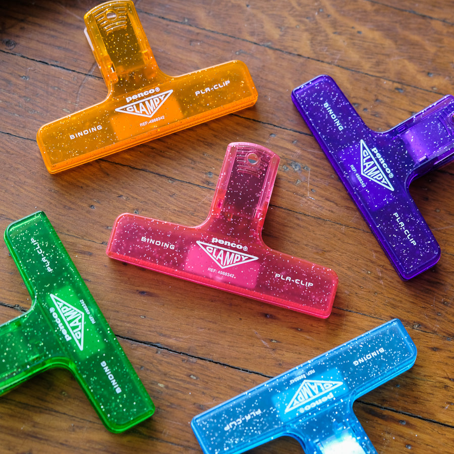 Penco Clampy Clip - Glitter Green