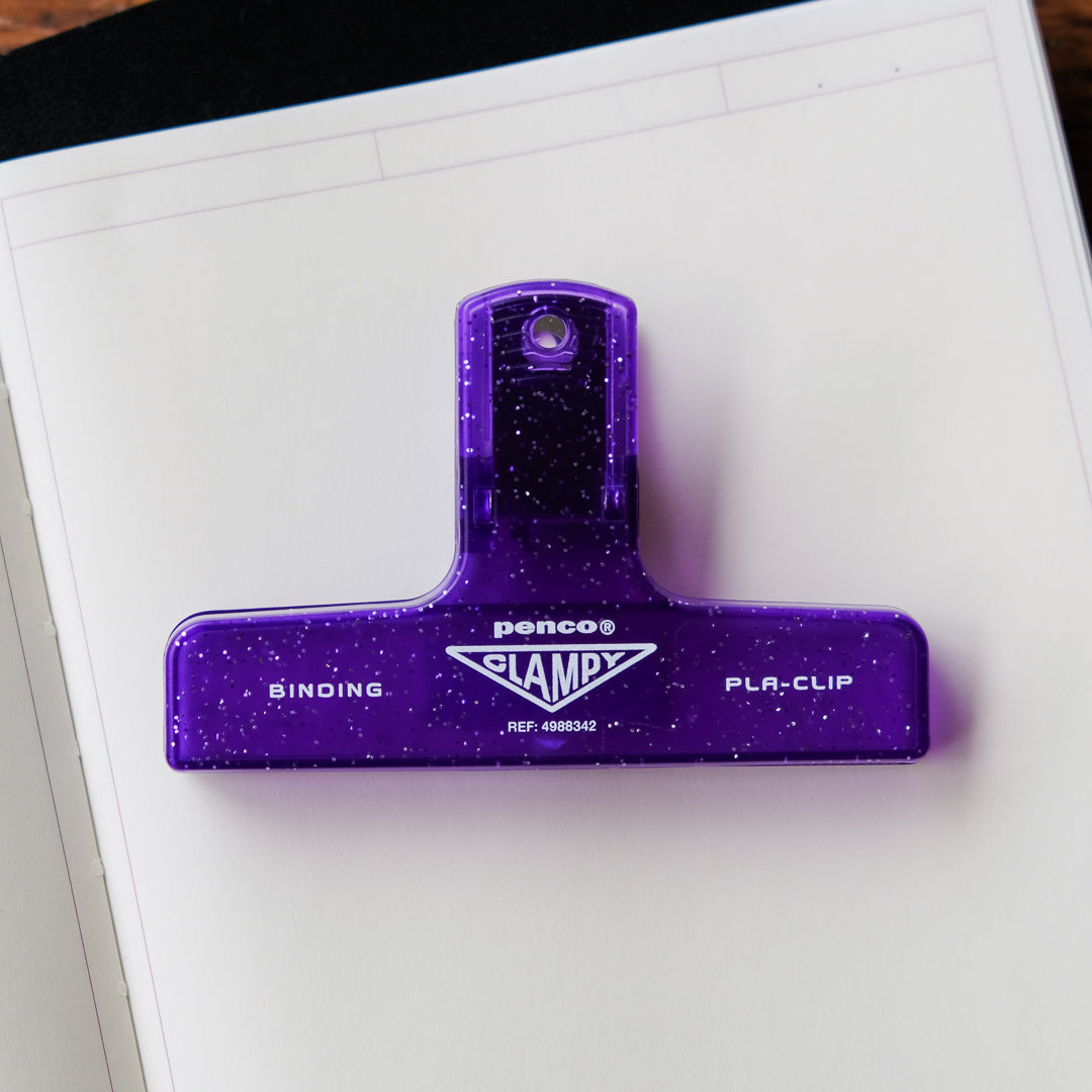 Penco Clampy Clip - Glitter Purple