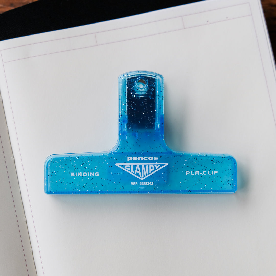 Penco Clampy Clip - Glitter Blue