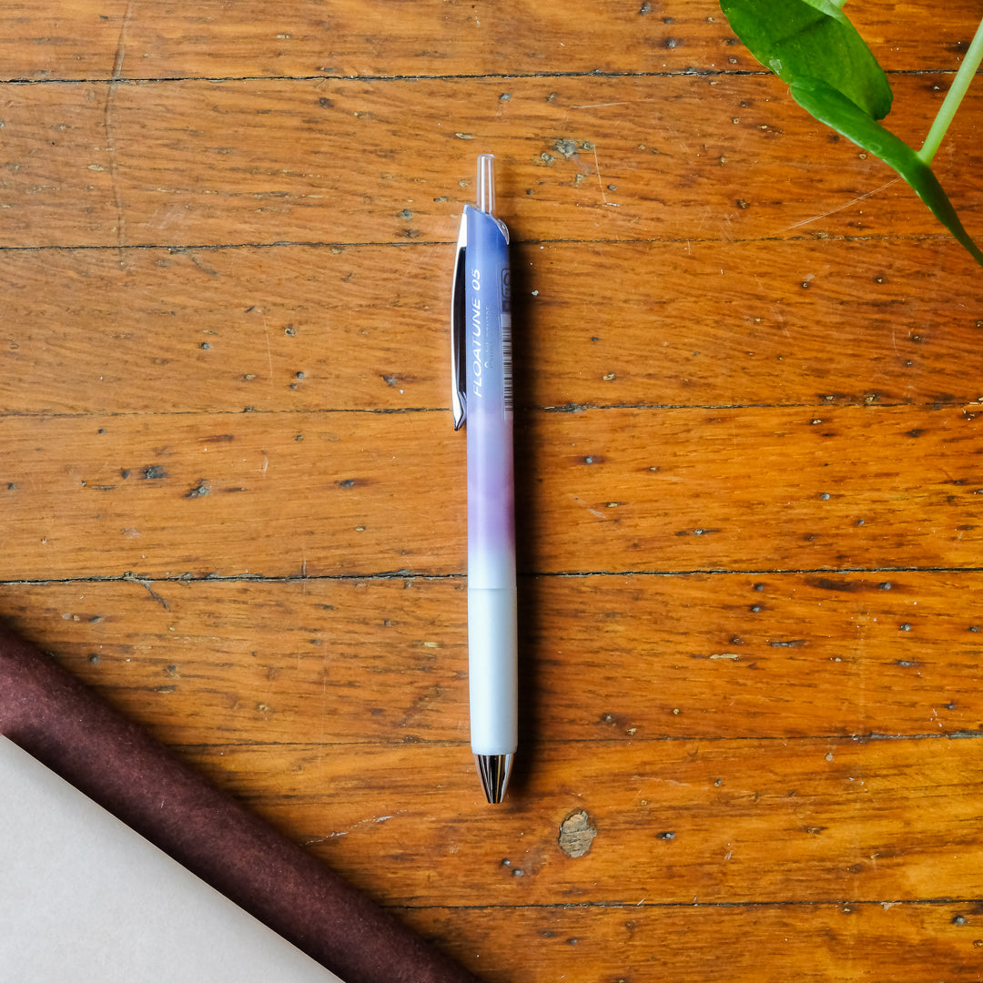 Pentel Floatune Ballpoint Pen - 0.5 Skyly Design - Twilight 205SD4-A