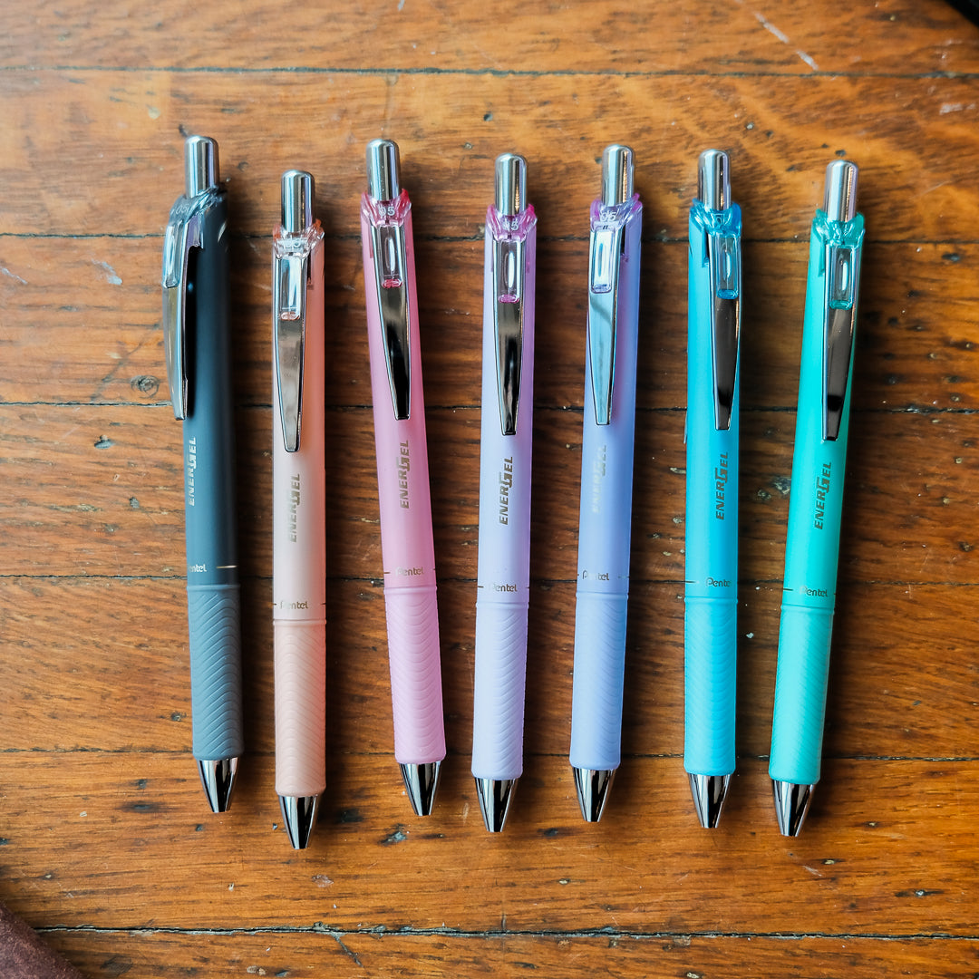 Energel Kohare Soft Color Pen - Limited 7 Colour Set