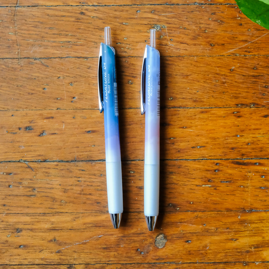 Pentel Floatune Ballpoint Pen - 0.4 Skyly Design - Late Night 204SD6-A