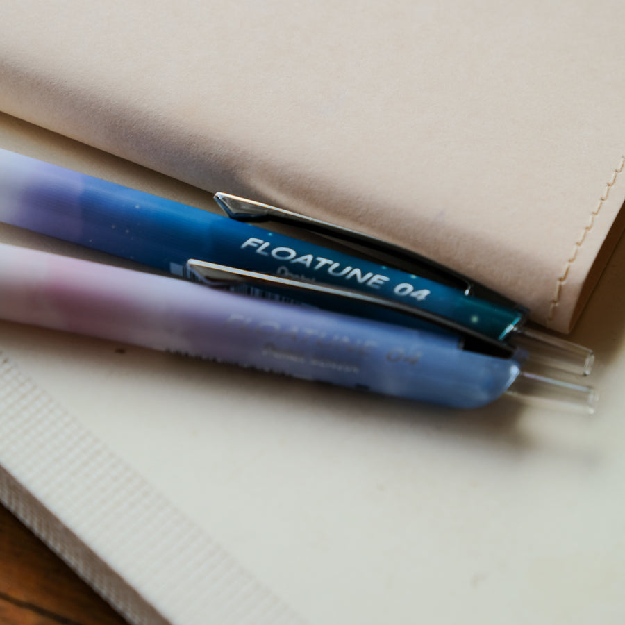 Pentel Floatune Ballpoint Pen - 0.4 Skyly Design - Afternoon 204SD2-A