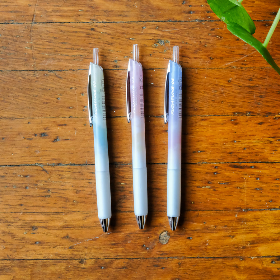 Pentel Floatune Ballpoint Pen - 0.5 Skyly Design - Afternoon 205SD2-A