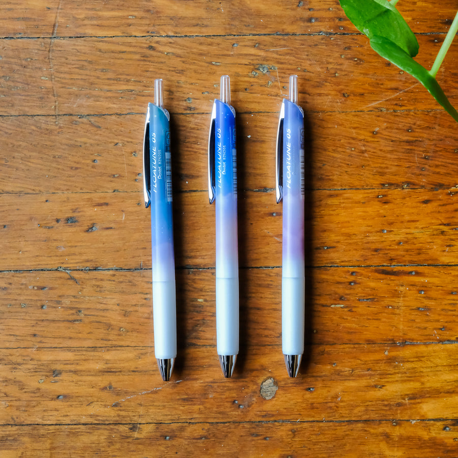 Pentel Floatune Ballpoint Pen - 0.5 Skyly Design - Late Night 205SD6-A