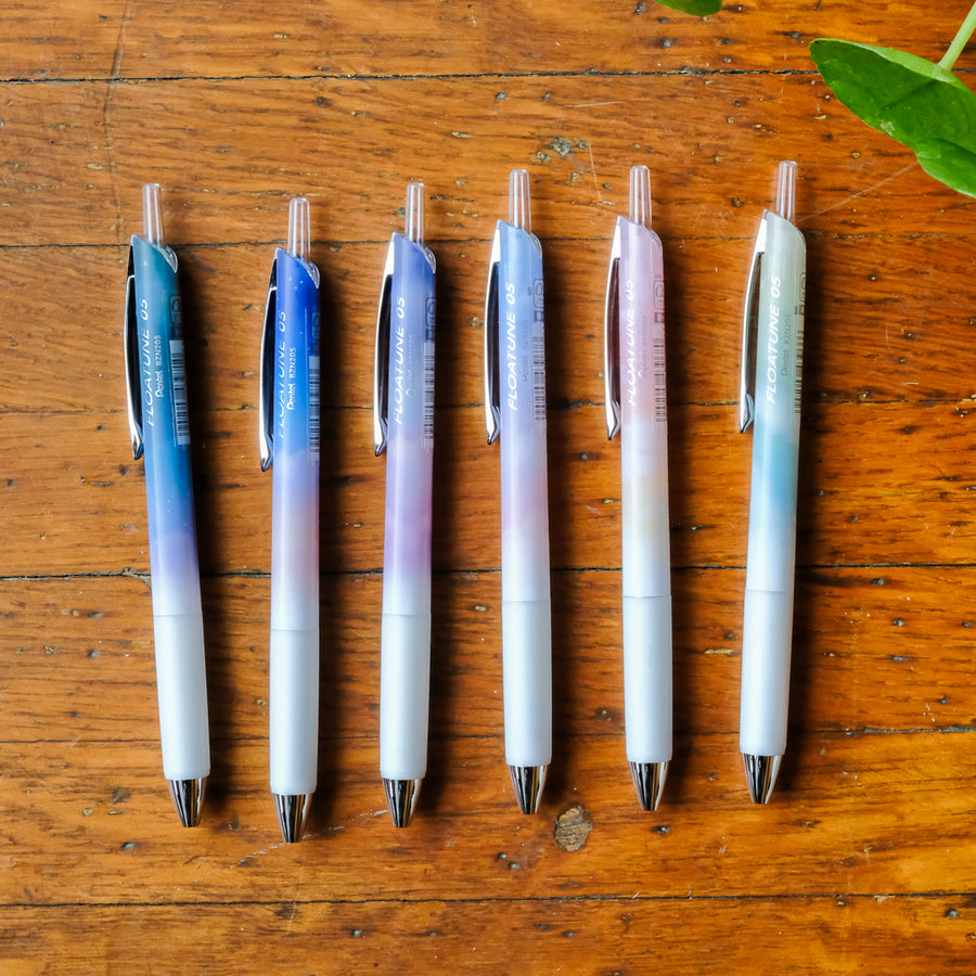 Pentel Floatune Ballpoint Pen - 0.5 Skyly Design - Haru Asa 205SD1-A