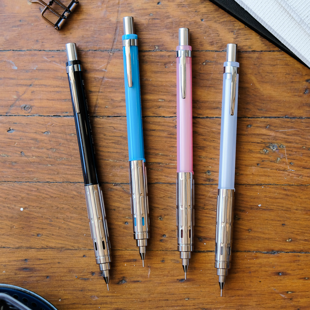 Pentel PG-Metal 350 Mechanical Pencil - 0.5 mm - Clear White