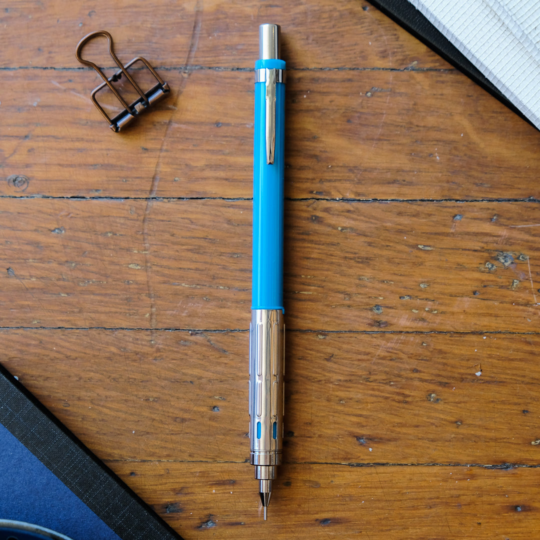 Pentel PG-Metal 350 Mechanical Pencil - 0.5 mm - Bright Blue