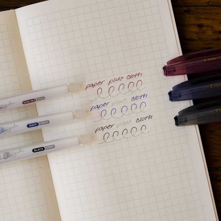 Pilot Ilmily "Color two Color" Gel Pen - Navy-Gray