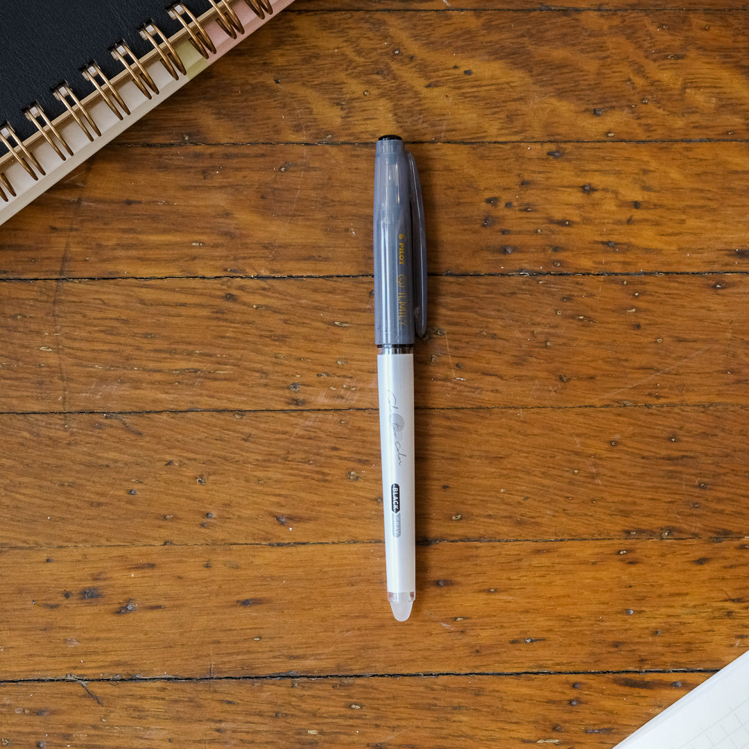 Pilot Ilmily "Color two Color" Gel Pen - Black Gray