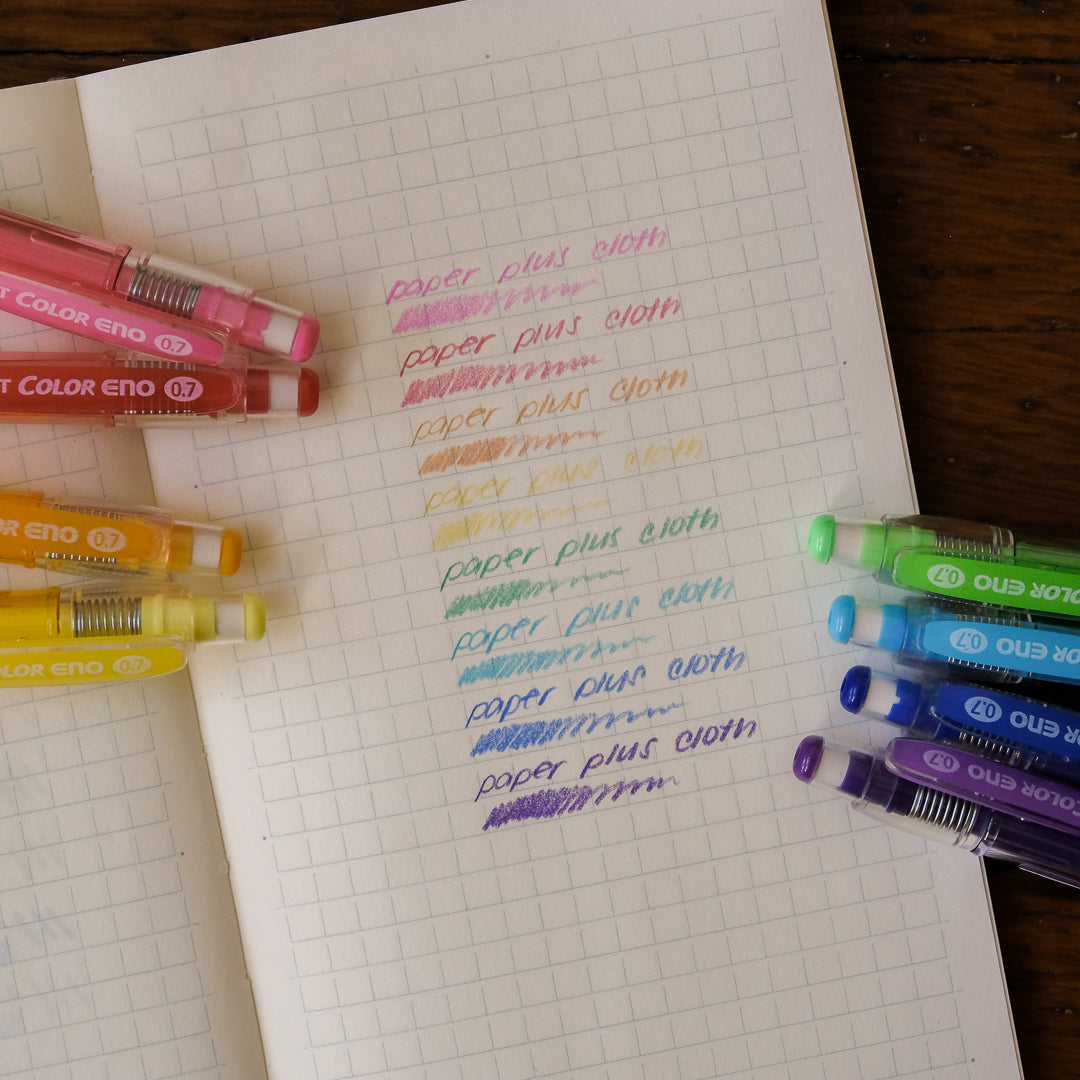 Pilot Color Eno - Colored 0.7 Lead Mechanical Pencils