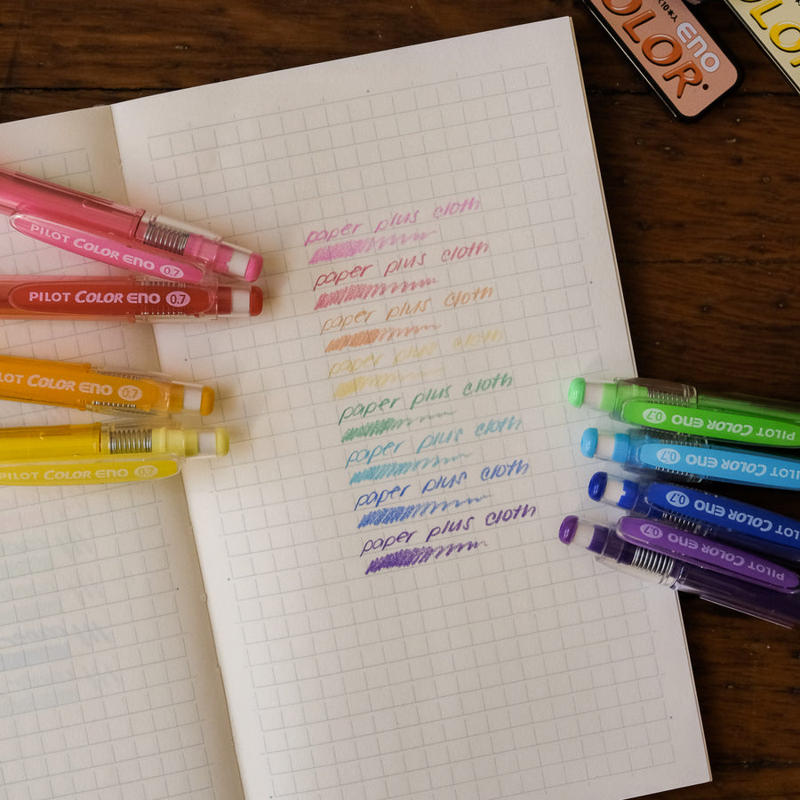 Pilot Color Eno - Colored 0.7 Lead Mechanical Pencils