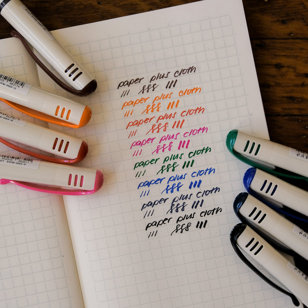 Pilot Fude-Makase Color Brush Pen - Extra Fine - Blue