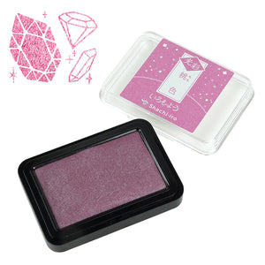 Shachihata Iromoyo SHINE Ink Pad - Pink - HAC-1G-LP