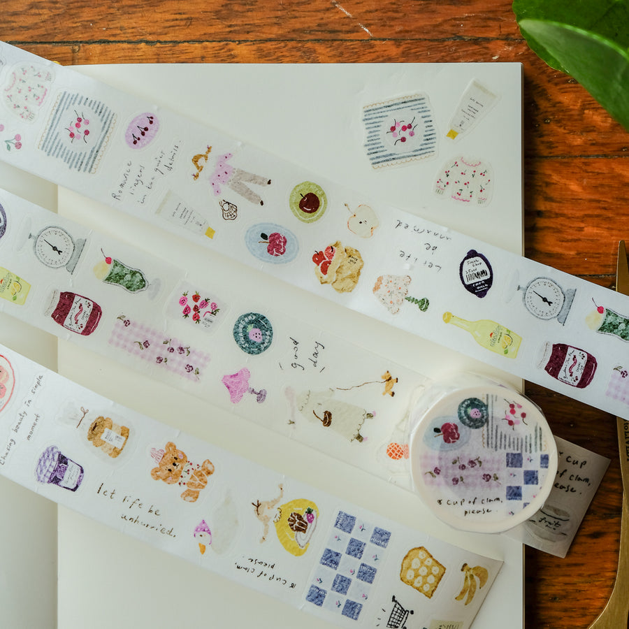 Pion Kiss Cut Washi Tape - Fruit