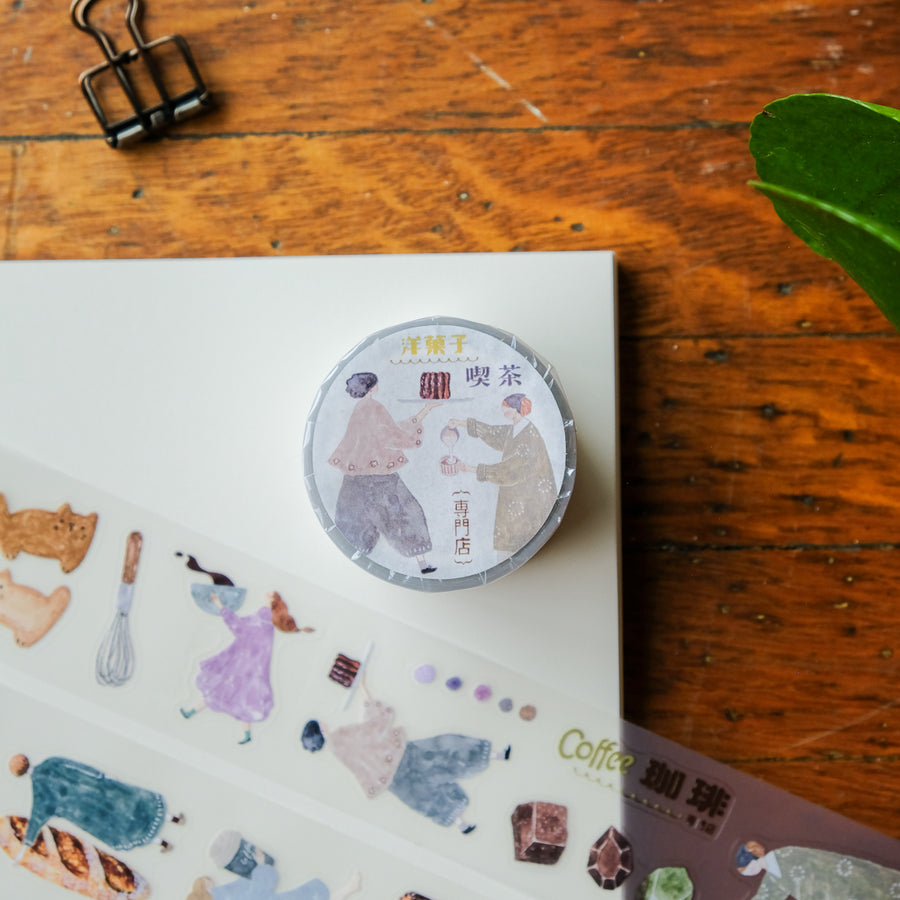 Pion 3.5 cm Kiss-Cut Matte PET Tape - Mini Girl 03 (Candy)