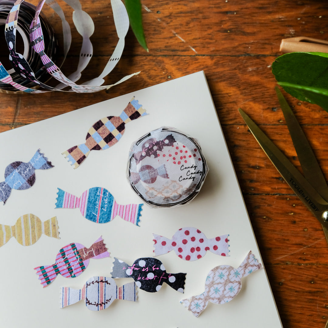 Pion Die Cut Paper Tape - Candy